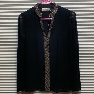 Tory Burch Silk Long Sleeve